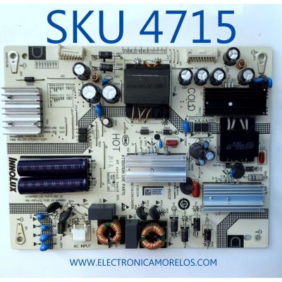 FUENTE PARA TV VIZIO / NUMERO DE PARTE P650D308DA / CQC14134104969 / 25-DT0411-X2P1 / B0004P000 / SHG6504B-247E / PANEL V65DJ4-D03 REV.C1 / MODELO V655-J09